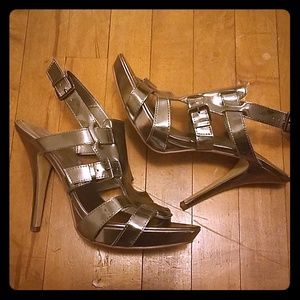Metallic Guess heels